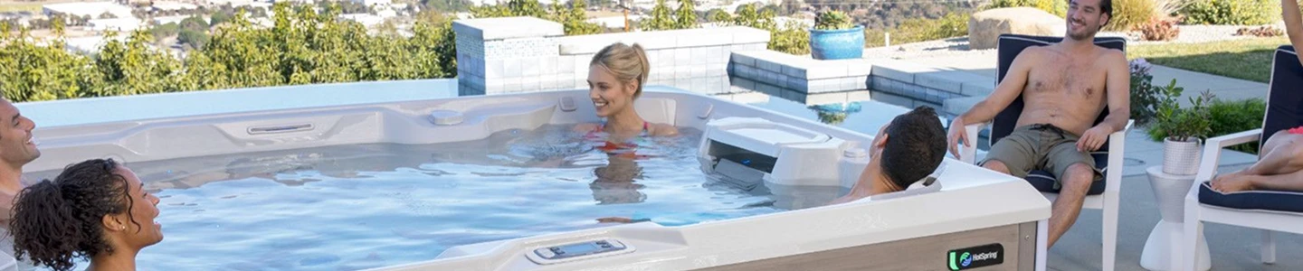 Hot tub products, Hot Spring Spas, Caldera Spas, hot tub features, chemicals, and supplies
