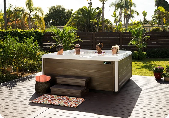 Beam hot tub