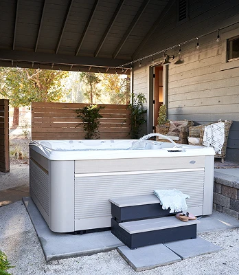 Image of mid-tier hot tub