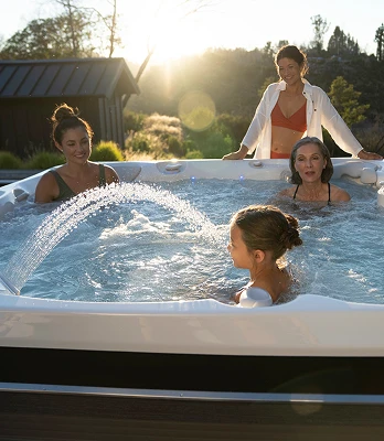 Image of premium-tier hot tub