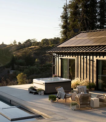 Image of premium-tier hot tub