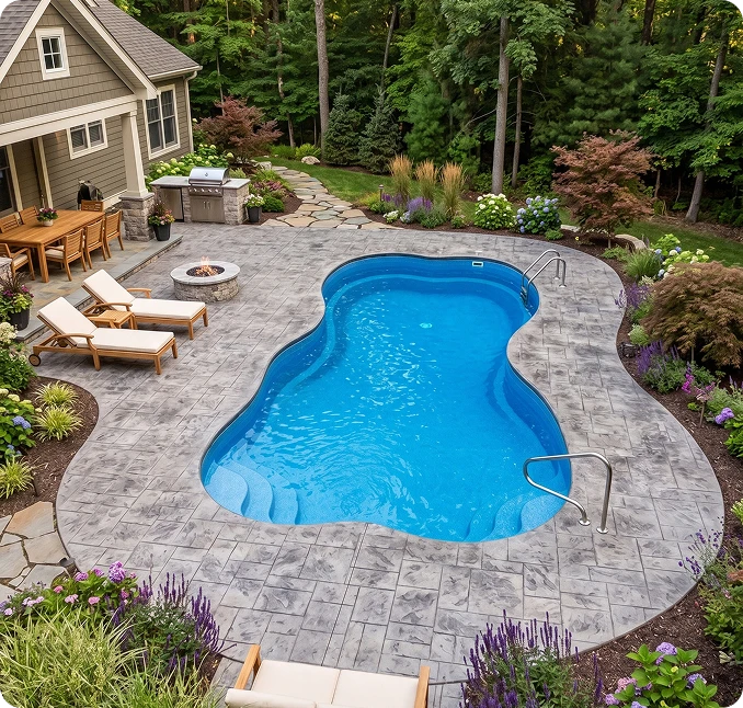 Nowak Aruba Fiberglass Pool
