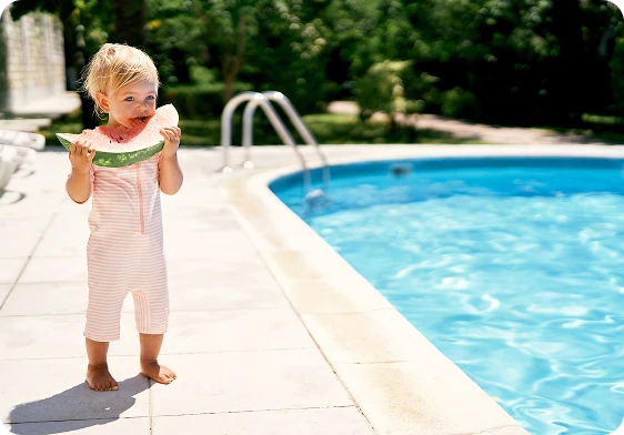 Fiberglass inground pool