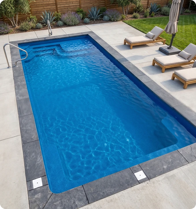 Nowak Grand Atlantis Fiberglass Pool