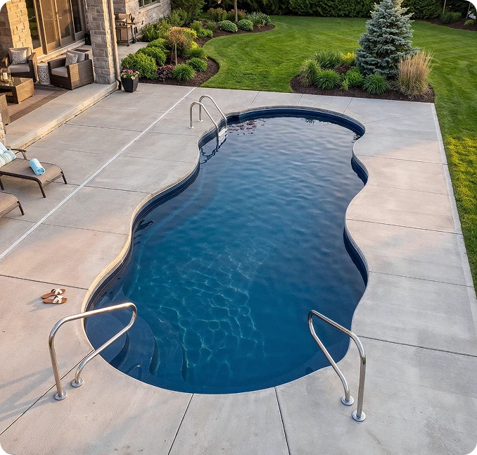 Nowak Subdivision Fiberglass Pool