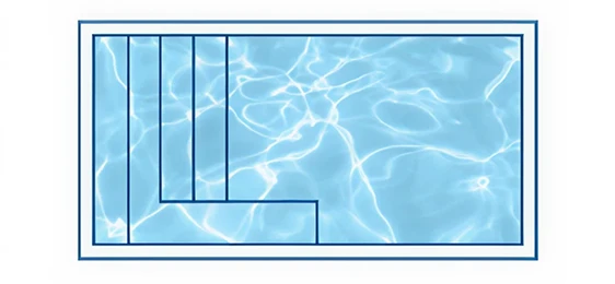 N Series compact fiberglass plunge pool