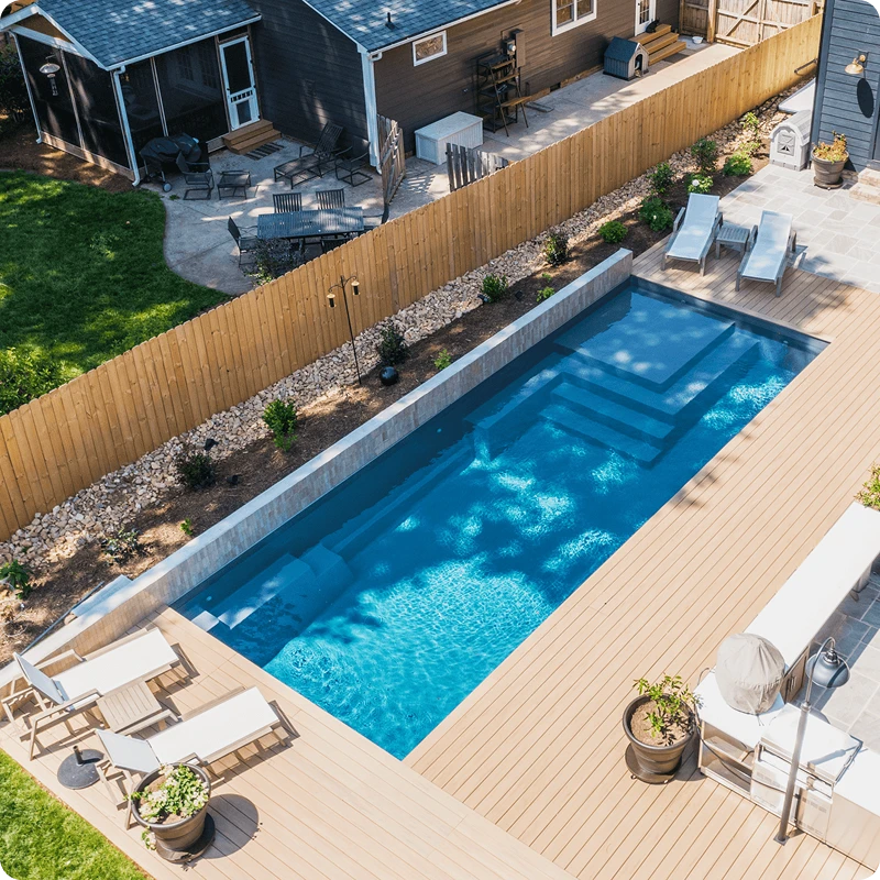 River Pools M Series Fiberglass Pool image 1
