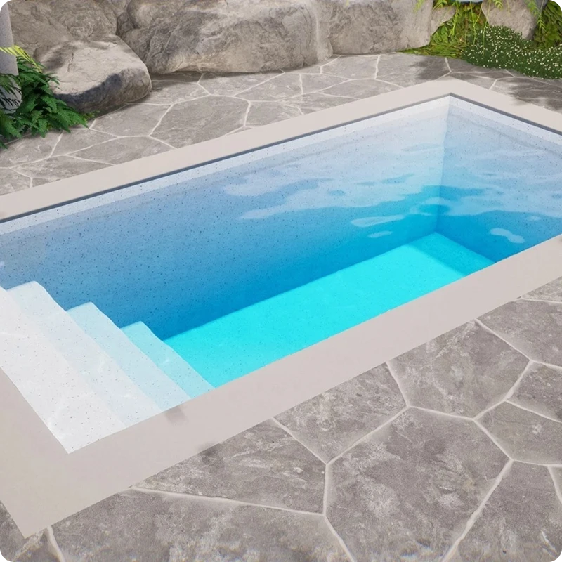River Pools N Series Fiberglass Plunge Pool image 1