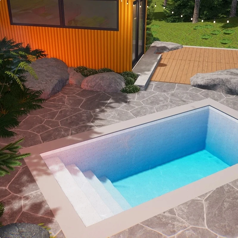 River Pools N Series Fiberglass Plunge Pool image 4