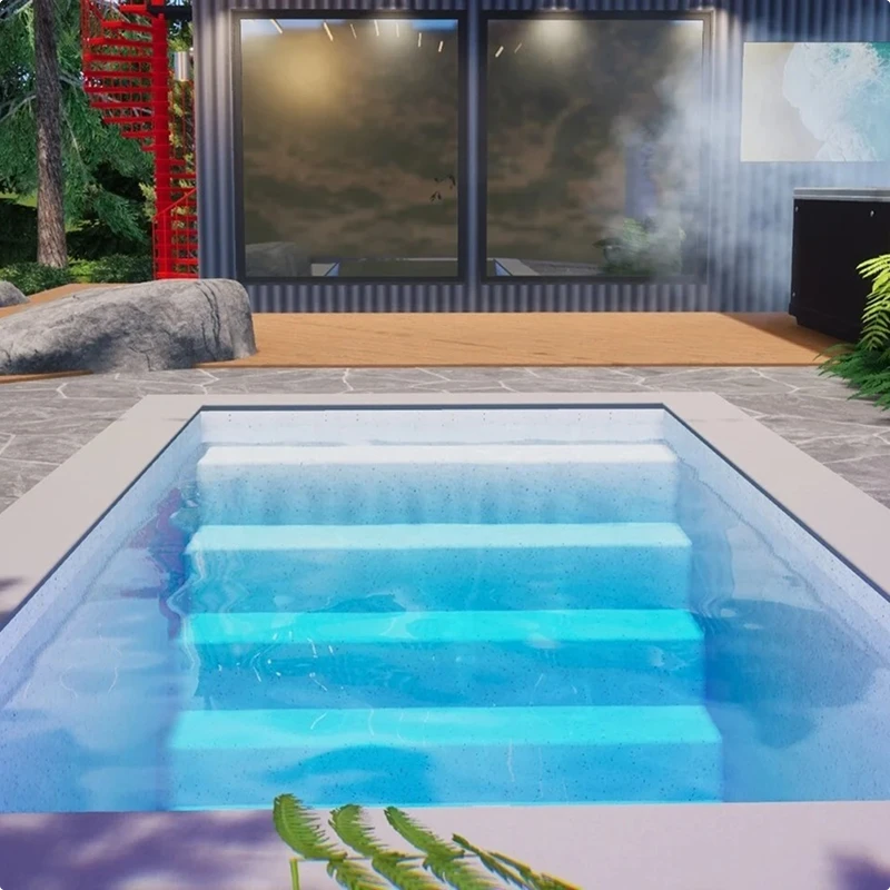 River Pools N Series Fiberglass Plunge Pool image 5