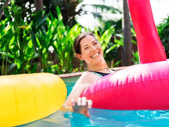 Visit a Seven Seas showroom to plan a River Pools T Series Fiberglass Pool