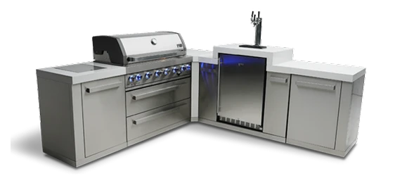Mont Alpi Original Series 6-burner corner island