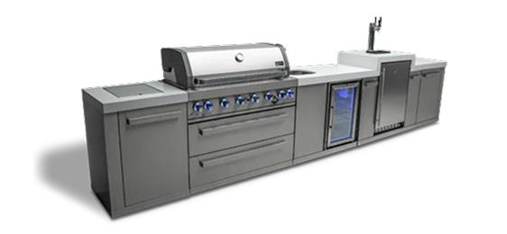 Mont Alpi Original Series 6-burner linear island