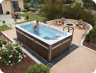 E-Series Swim Spas, Premium Tier with Hydrodrive