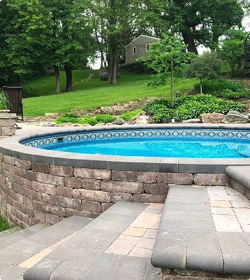 Semi-inground pool placeholder