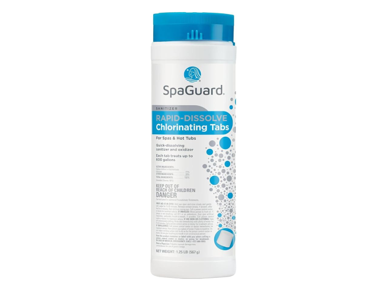 Product | SpaGuard Rapid Dissolve Chlorine Tablets  1.25#