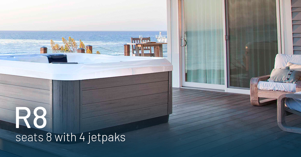 MODEL R8 8 Person Hot Tub Bullfrog Spas