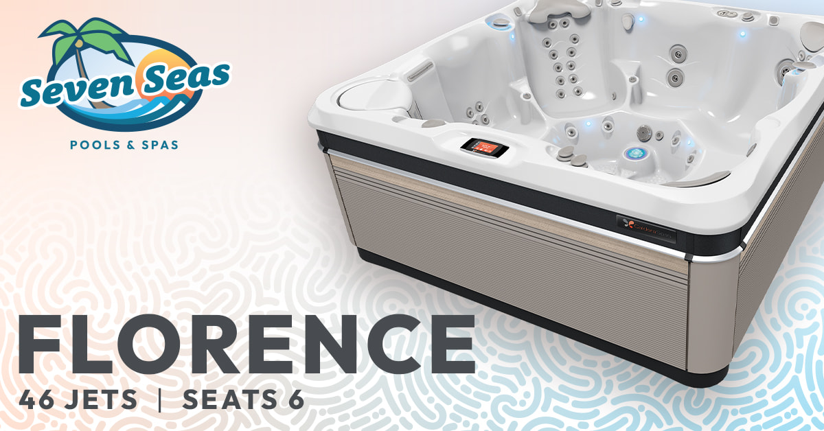 Florence | 6 Person Hot Tub | Caldera Spas | Seven Seas Pools