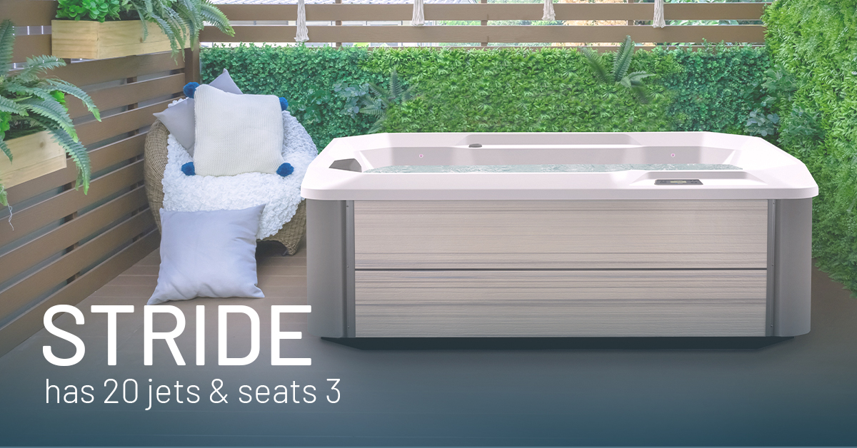 Stride 3 Person Hot Tub Hot Spring